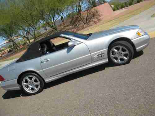 2002 Mercedes-Benz SL500 Silver Arrow Convertible 2-Door 5.0L, image 16