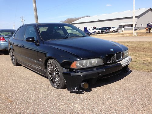 2000 bmw e39 m5 sedan 5.0l v8 manual 6spd eibach suspension black on black power