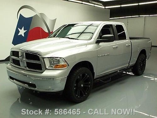 2011 dodge ram 1500 slt quad 4x4 6-pass 22" wheels 26k texas direct auto