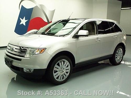 2010 ford edge ltd pano sunroof htd leather 20's 43k mi texas direct auto