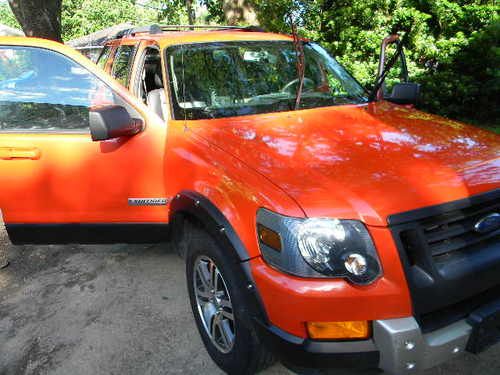 2007 ford explorer rare harley davidson orange