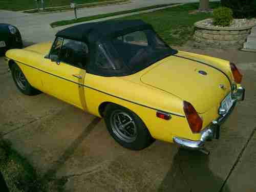 1974 1/2 MGB - Latest Model of the Chrome Bumper Style - Mechanically Restored, US $6,000.00, image 4