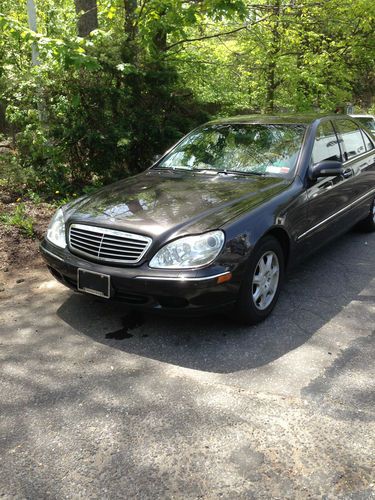 2001 mercedes benz s500 black w/tan leather designo edition