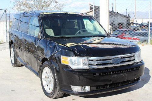 2012 ford flex sel awd damaged salvage runs! low miles loaded priced to sell!!