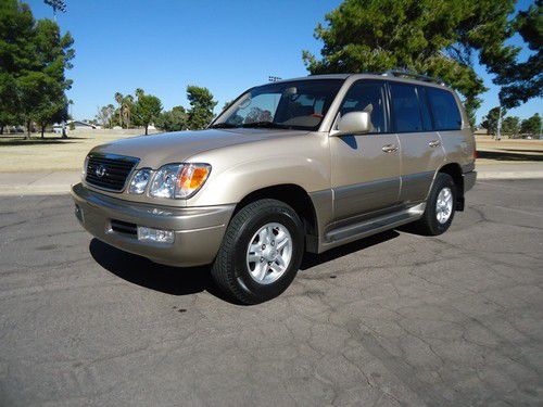 **no reserve** 2000 lexus lx 470 low low miles