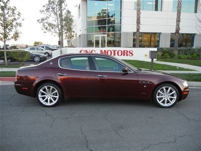 2005 maserati qp quattroporte in bordeaux metallic / 22,065 miles / 5 in stock