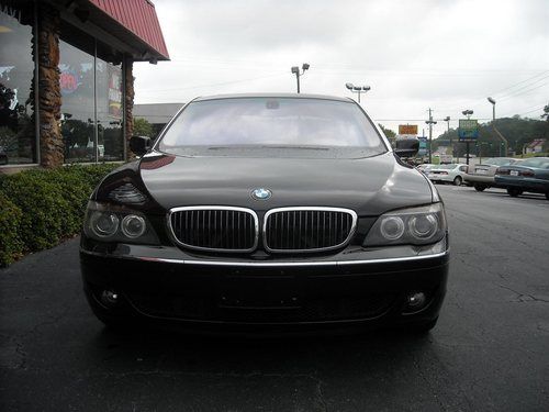 2006 bmw 760 li--beautiful black 12 cylinder rare