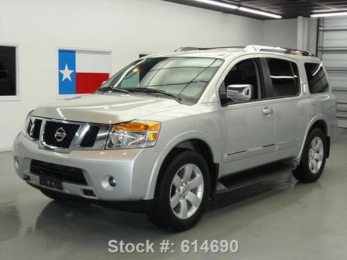 2011 nissan armada sl rear cam leather 20" wheels 31k texas direct auto