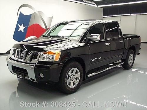 2012 nissan titan sv crew cab 5.6l v8 side steps 34k mi texas direct auto