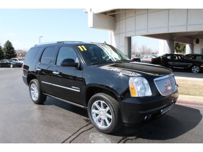 Denali awd w/nav, rear dvd, heated/cooled seats, low miles! we finance!