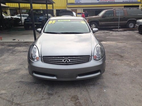 2005 infiniti g35 base coupe 2-door 3.5l 6 speed