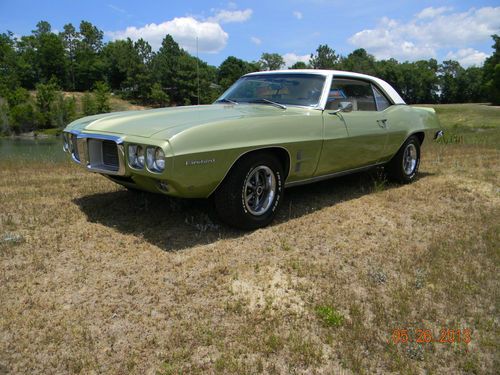 1969 69 pontiac firebird camaro phs