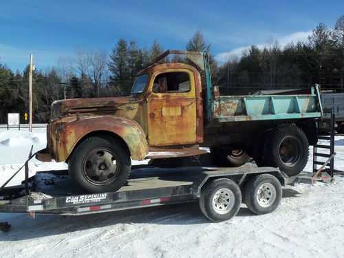 1947 ford 2 ton dump truck