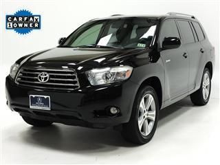 2008 toyota highlander sport loaded one owner leather rearview camera 6cd!