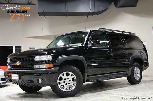 2005 chevrolet suburban 1500 z71 4x4 only 65k miles! rear seat dvd bose moonroof