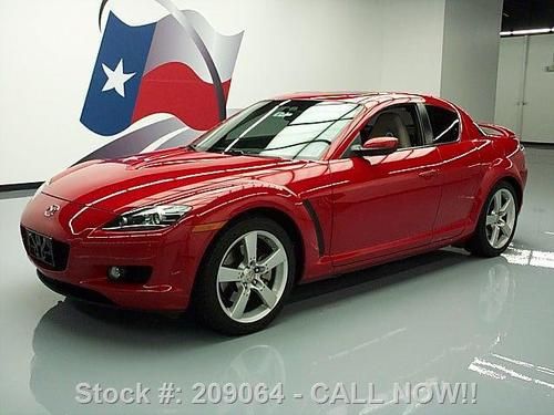 2007 mazda rx-8 grand touring 6-spd sunroof leather 38k texas direct auto