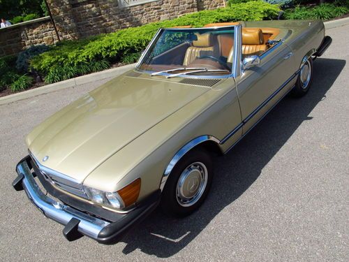 1975 Mercedes-Benz 450SL Roadster Convertible, both tops, runs beautifully, image 7