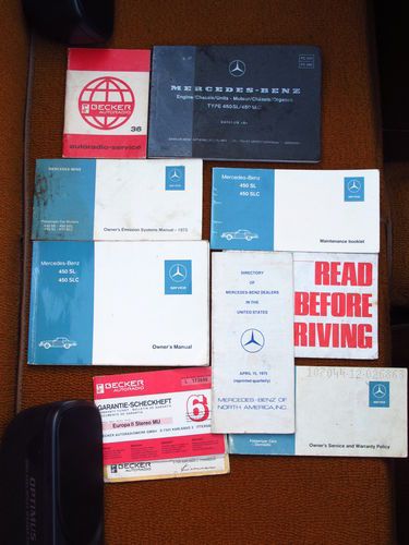 1975 Mercedes-Benz 450SL Roadster Convertible, both tops, runs beautifully, image 21