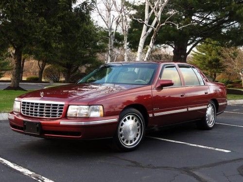 1999 cadillac deville sedan garnet red beautiful l@@k nr!!!