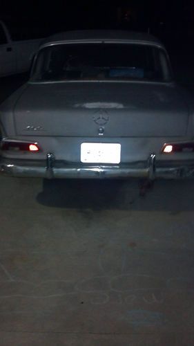 1963 mercedes 190c, vintage rare find, 3 owner barn kept, 4 door fintail