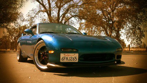 1993 mazda rx-7 18'' staggered volk racing wheels