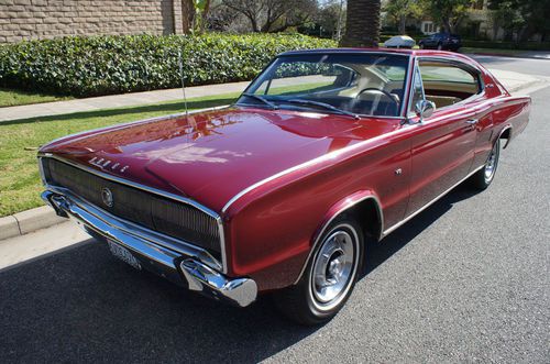 1966~recently restored with a rebuilt 383 v8 4 bbl engine~orig bright red color!