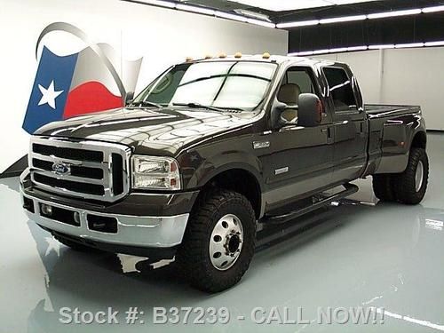 2006 ford f-350 lariat crew diesel drw fx4 4x4 nav 75k texas direct auto