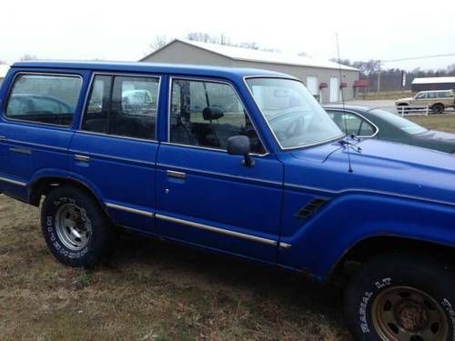 1985 Blue Toyota Land Cruiser 4x4 manual, image 3