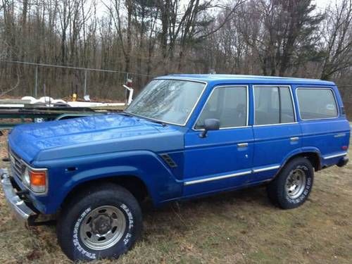 1985 Blue Toyota Land Cruiser 4x4 manual, image 4