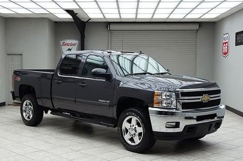 2011 chevy 2500hd diesel 4x4 ltz z71 sunroof heated leather 20s rear camera