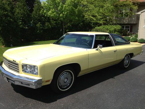 ---------   1976 chevrolet impala custom coupe 5.7l 350 mint survivor   --------