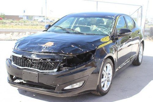 2013 kia optima ex salvage repairable rebuilder clean title will not last runs!!