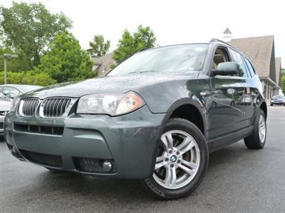 2006 bmw x3 3.0i awd automatic, pano sunroof, premium, cold weather pkgs