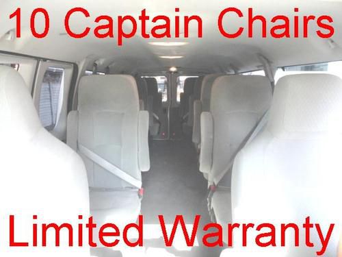 2011 ford e-series van e350 xlt club wagon 10 captain c