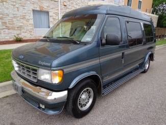 1996 e-150 econoline explorer limited raised roof conversion rear entertainment