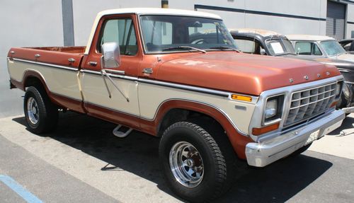 1979 f-250 ford ranger xlt camper special 4x4 dual tanks 4 speed