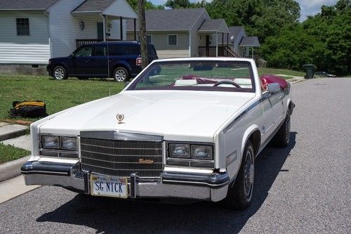 1984 cadillac eldorado convertible