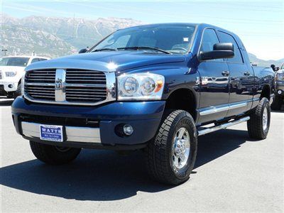 Dodge ram mega cab laramie 4x4 cummins diesel custom lift tires leather auto