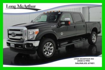 2012 lariat 6.7 v8 turbo diesel super duty crew cab 4x4 navigation remote start