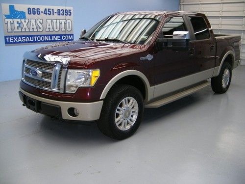 We finance!!!  2010 ford f-150 king ranch 4x4 flex fuel roof nav sync rcam 1 own