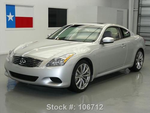 2008 infiniti g37 s premium sunroof nav rear cam 45k mi texas direct auto