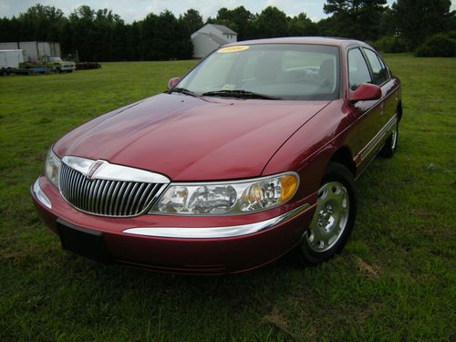 1999 lincoln continental luxury sedan