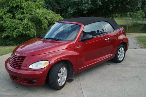 05 chrysler pt cruiser touring turbo convertible