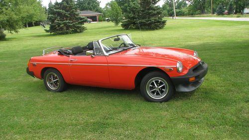 1979 mgb convertable