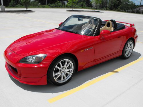 2005 honda s2000 84,339 miles no reserve rare tan interior lots of pics