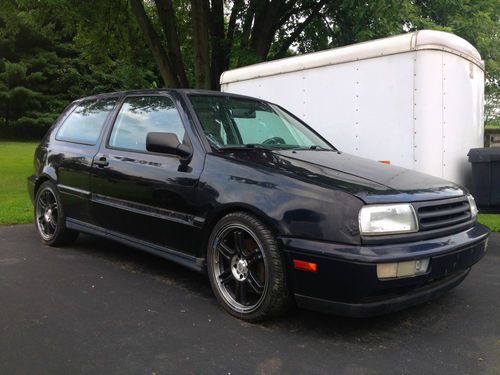 1996 volkswagen gti vr6 black 2 door