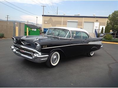 One owner 80,037 miles 1957 chevy 2 door hardtop rust free 283 220hp powerglide