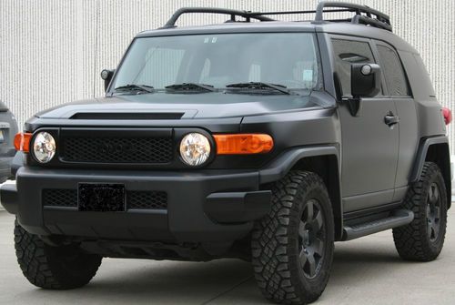 2008 toyota fj cruiser kustom matte black paint job