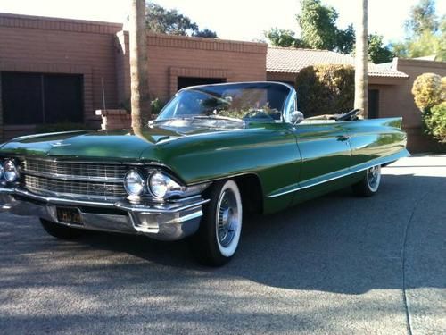 1962 cadillac deville convertible 390 restored second registered owner