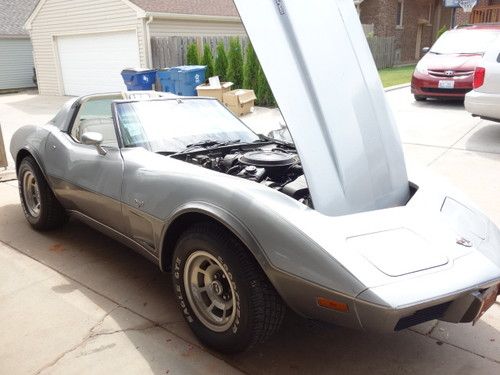 1978 25th Silver Anniversary L-82 Corvette 100% Original Matching # 36,000 Miles, image 3